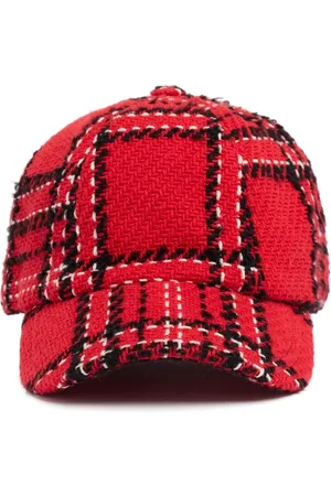 Msgm Tweed Baseball Hat