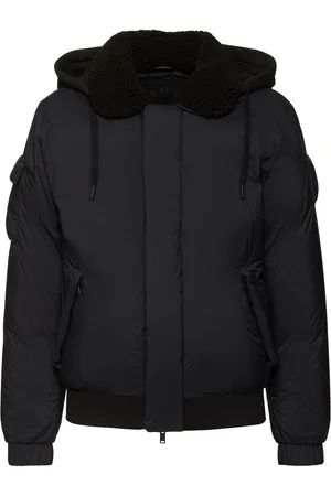 Moose Knuckles Bruce Relaxed Fit Down Bomber Jacket