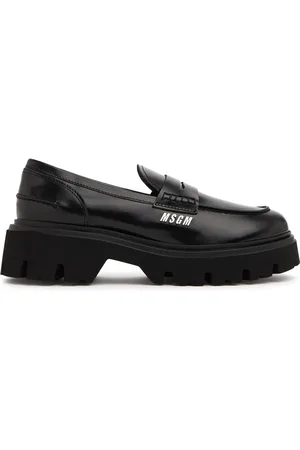 Msgm 40mm Leather Loafers
