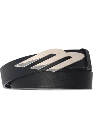Balenciaga 3.5cm 3b Logo Leather Belt