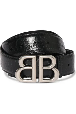 Balenciaga 40mm Bb Monaco Leather Belt
