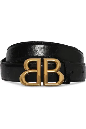 Balenciaga 30mm Monaco Leather Belt