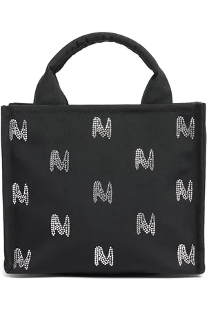 Msgm Small Monogram Sparkling Tote Bag