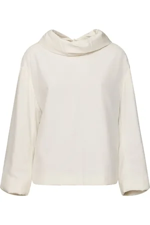 Carven Washed Habotai Silk Shirt