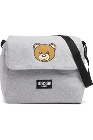 Moschino Printed Cotton Changing Bag W/ Mat
