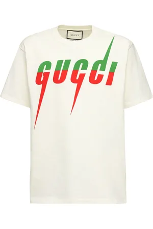 Gucci Oversize Printed Cotton Jersey T-shirt