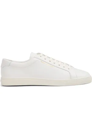 Saint Laurent Andy Leather Low-top Sneakers