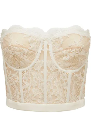 Alexander McQueen Lace Bustier Top
