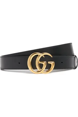 Gucci 3cm Gg Leather Belt