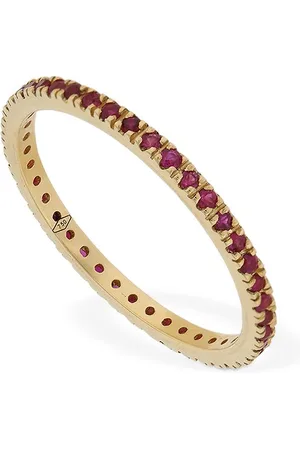 VANZI Annagreta Thin 18kt Gold & Ruby Ring
