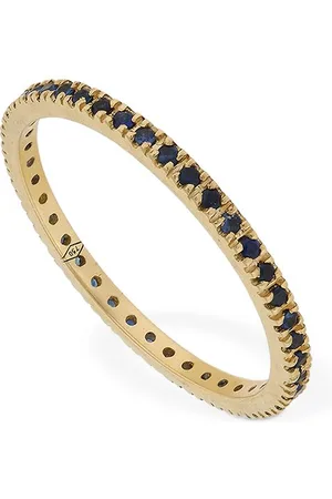 VANZI Annagreta Thin 18kt Gold & Sapphire Ring
