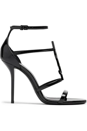 Saint Laurent 110mm Cassandra Patent Leather Sandals