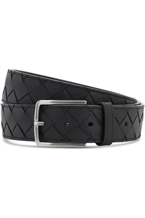 Bottega Veneta 3.5cm New Intreccio Buckle Leather Belt