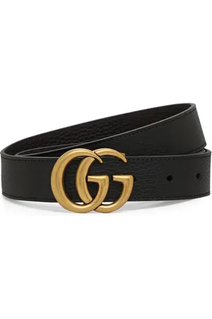 Gucci 3cm Gg Reversible Leather Belt