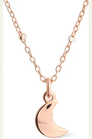 Dodo 9kt Mini Moon Collar Necklace