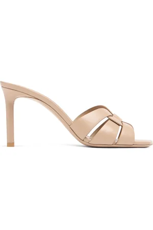 Saint Laurent 85mm Tribute Leather Mules