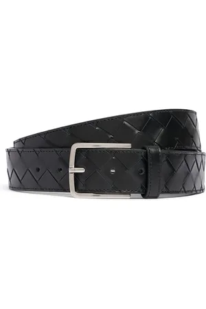 Bottega Veneta 3.5cm Intrecciato Leather Belt
