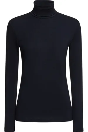 Max Mara Dede Stretch Viscose Turtleneck Top
