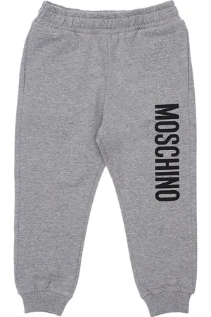 Moschino Logo Print Cotton Sweatpants