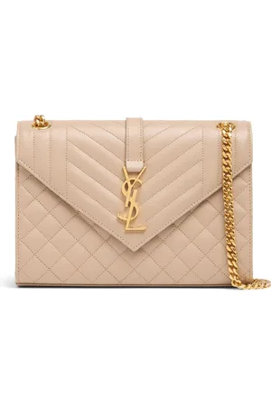 Saint Laurent Medium Envelope Quilted Leather Bag