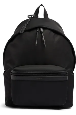 Saint Laurent Monogram Nylon & Leather Backpack