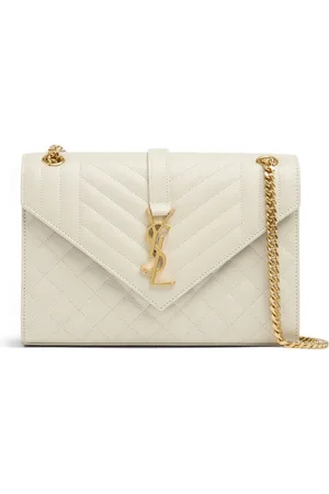 Saint Laurent Medium Envelope Quilted Leather Bag