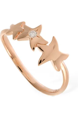 Dodo Stellina 9kt Gold & Diamond Thin Ring