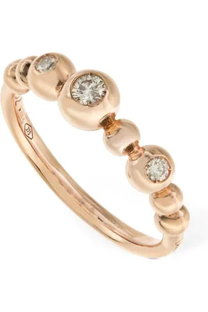 Dodo Bollicine 9kt Gold Ring W/diamonds