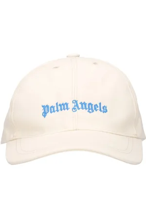 Palm Angels Logo Cotton Gabardine Baseball Cap