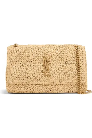 Saint Laurent Medium Jamie Raffia Shoulder Bag