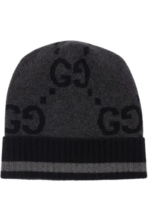 Gucci Canvy Cashmere Knit Beanie Hat