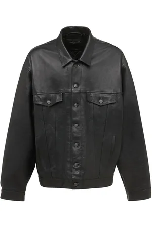 Balenciaga Denim-style Leather Jacket