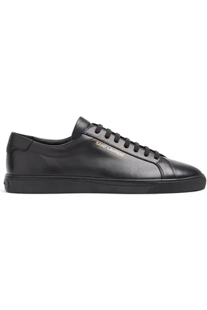Saint Laurent Andy Leather Low-top Sneakers