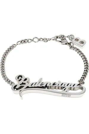 Balenciaga Typo Valentine Brass Bracelet