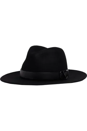 VALENTINO GARAVANI V Logo Signature Fedora Hat