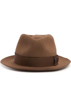 Borsalino Brushed Felt Fedora Hat