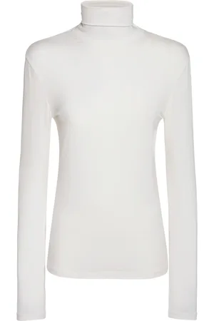 Max Mara Dede Stretch Viscose Turtleneck Top
