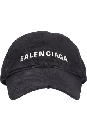 Balenciaga Logo Embroidered Cotton Cap