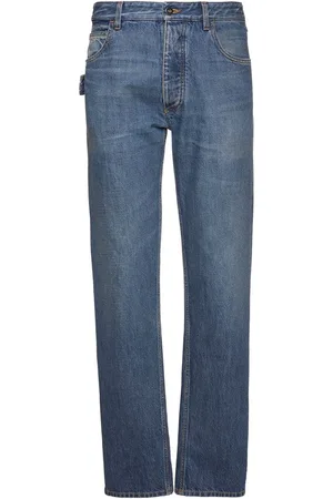 Bottega Veneta Medium Washed Straight Denim Jeans