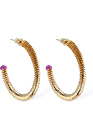 SO-LE STUDIO Loop Small Enamel Earrings