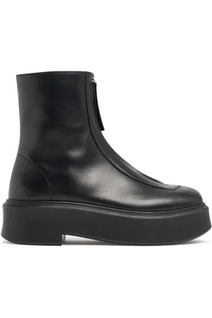 The Row 50mm Zipped Leather Ankle Boots