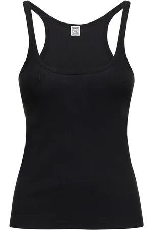 Totême Scoop Neck Ribbed Tank Top