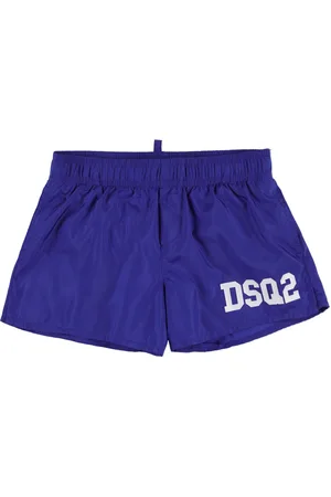 Dsquared2 Logo Print Nylon Swim Shorts
