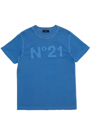 Nº21 Cotton Jersey T-shirt W/ Logo Patch