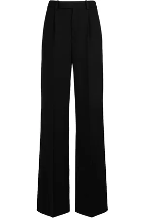 Saint Laurent Wool Grain De Poudre Pants