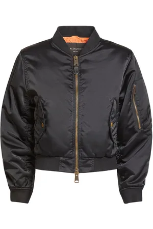 Balenciaga Shrunk Nylon Bomber Jacket