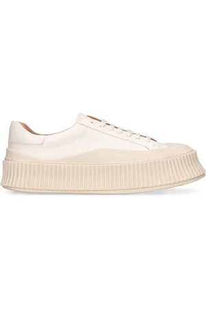 Jil Sander 40mm Vulcanized Leather Sneakers