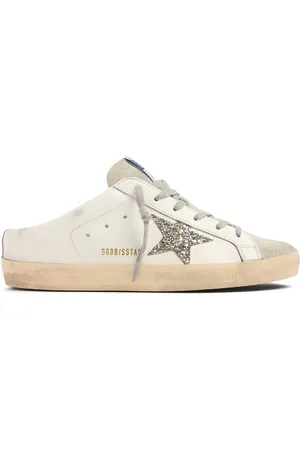 Golden Goose 20mm Super-star Leather Mule Sneakers