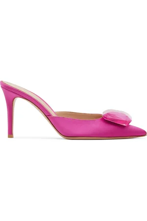 Gianvito Rossi 85mm Jaipur Satin Mules
