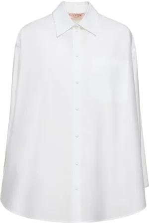 VALENTINO Cotton Poplin Oversized Shirt